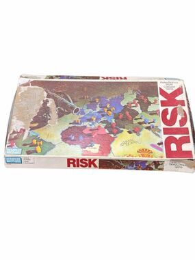 Used Parker Brothers Risk Board Game World Conquest 1975, 1980 - Good Condition